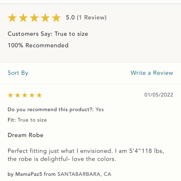 Anthropologie NWT Sz Med or SM top rated color blocked robe and Jumpsuit Set - Picture 8 of 17